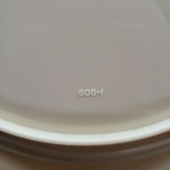 Tupperware Suzette Veggie Divided Serving Dish Tray Handle 608 Almond Party - Picture 7 of 10